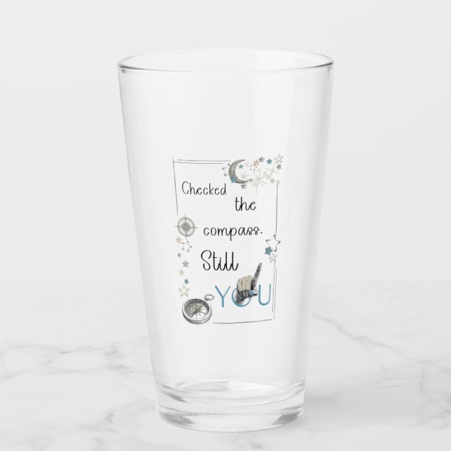 Verre Faire Confiance à Votre Boussole Intérieure. Affir (Devant)
