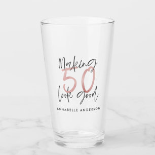 Verre Faire paraître 50 belles parties scintillant roses