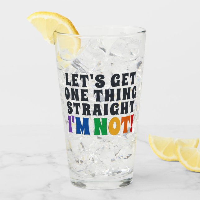 Verre Faisons une chose, je ne suis pas (Devant glace)