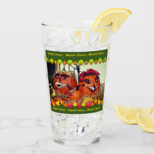 Verre Famille de citrouilles
