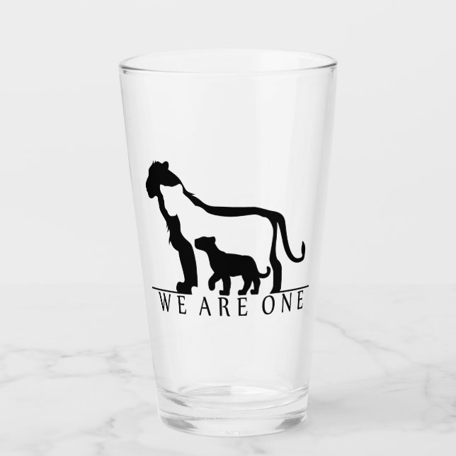 Verre Famille Lion (Devant)