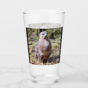 Verre Faucon pèlerin personnalisable Oiseaux Regardant l