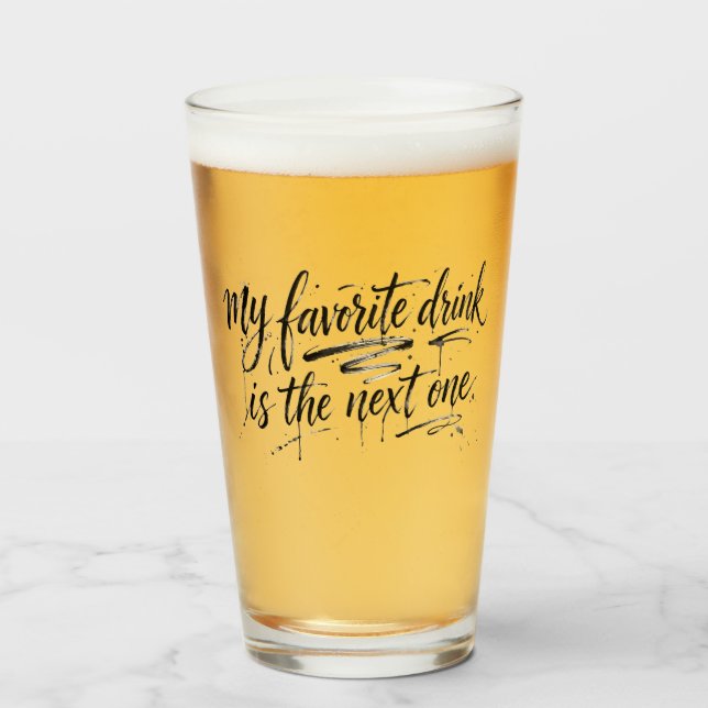Verre Favorite drink (Devant (rempli))