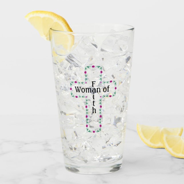 Verre Femme de foi (Devant glace)