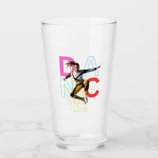 Verre Femme en danse à mi-air