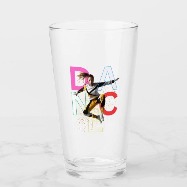 Verre Femme en danse à mi-air (Devant)