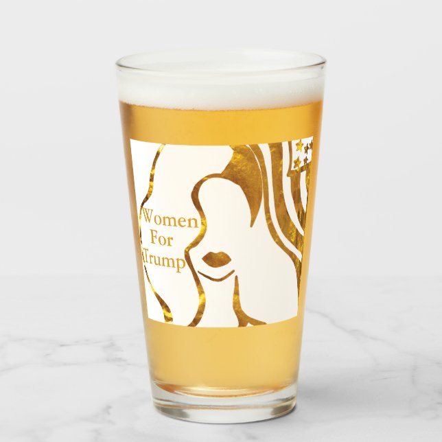 VERRE FEMMES POUR TRUMP (Devant (rempli))