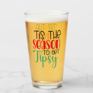 Verre Festive C'est la saison pour être tipsy   Boire am