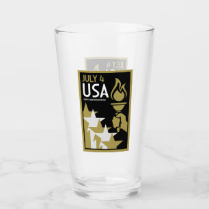 Verre Fête de l'Indépendance américaine