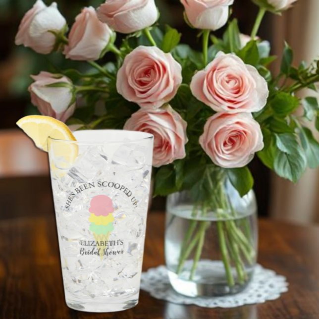 Verre Fête des mariées de crème glacée récupérée (Créateur téléchargé)