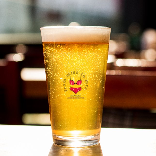 Verre Fête des mariées de lingerie (Perfect glass for a lingerie shower celebration)