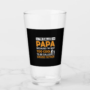 Verre Fête des pères Je M'Appelle Papa