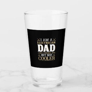 Verre Fête des Pères Je Suis Un Électricien Papa