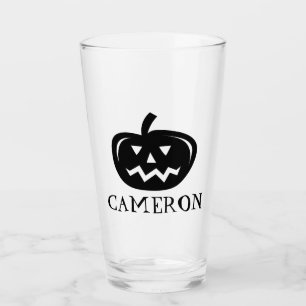 Verre Fête d'Halloween personnalisée en train de boire d