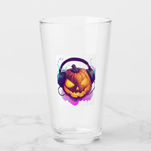 Verre Fête DJ Citrouille