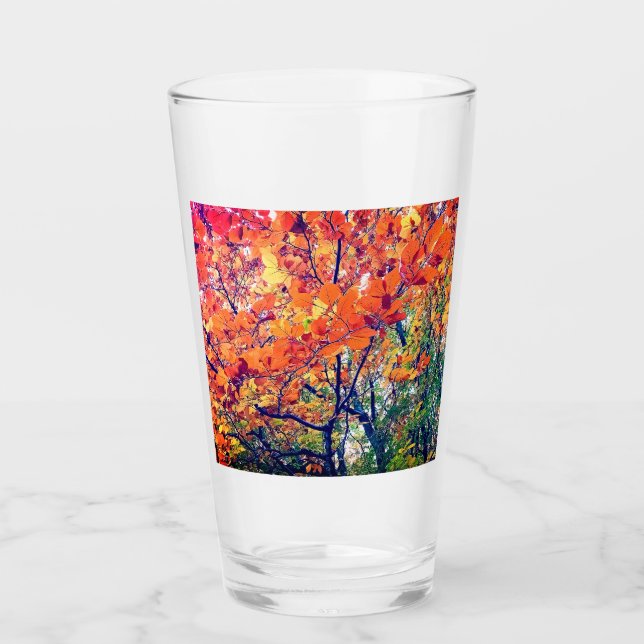Verre Feuille orange (Devant)