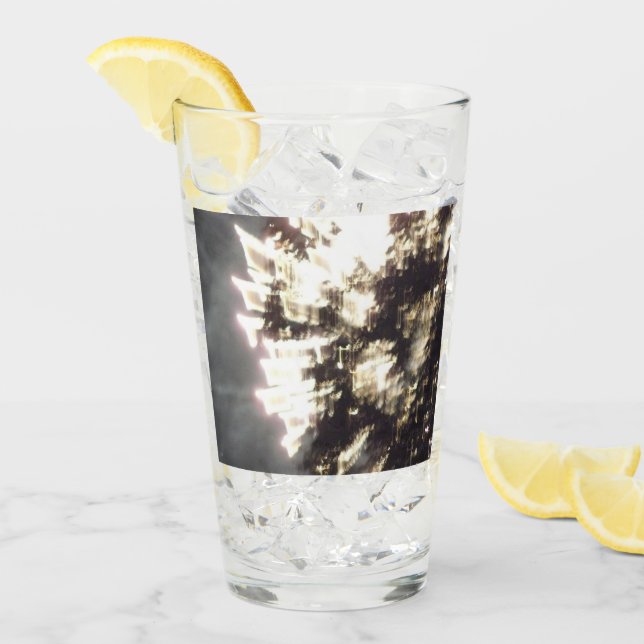 Verre Feux d'artifice 2 Collins vitre (Devant glace)