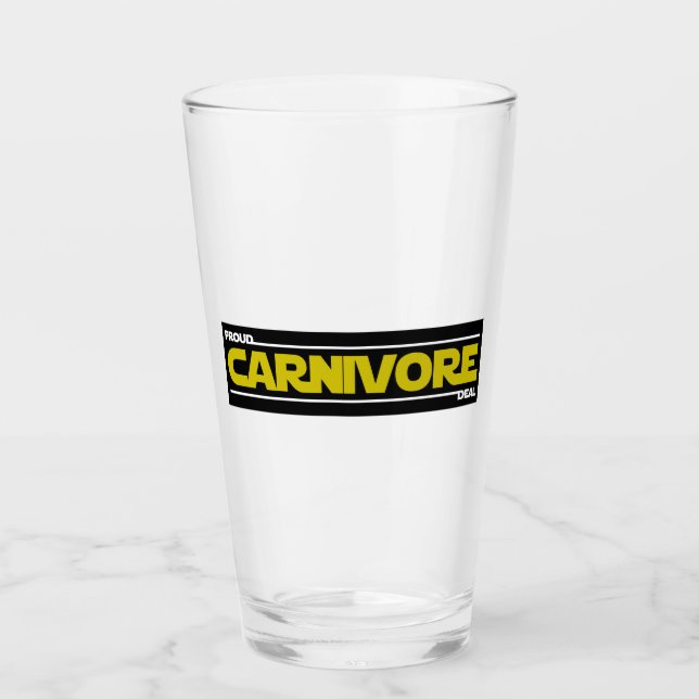 Verre Fier Carnivore. Deal. (Devant)
