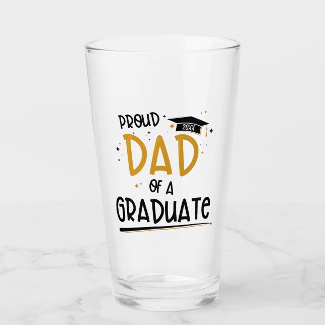 Verre Fier père d'un diplômé (Devant)