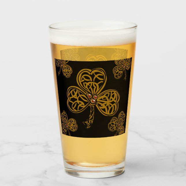 VERRE FIÈRE BOISSEUR IRLANDAISE ! (Devant (rempli))
