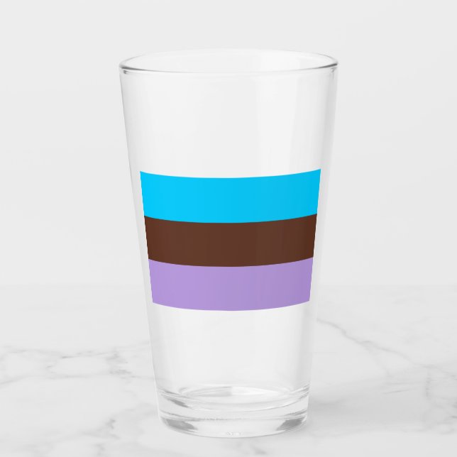 Verre Fierté androsexuelle (Devant)
