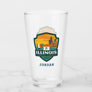Verre Fierté de l'État Illinois