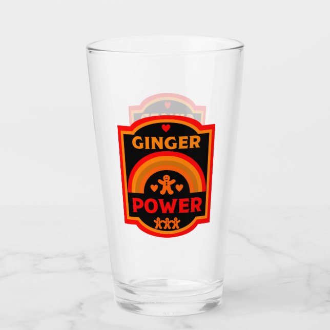Verre Fierté des cheveux roux (Devant)