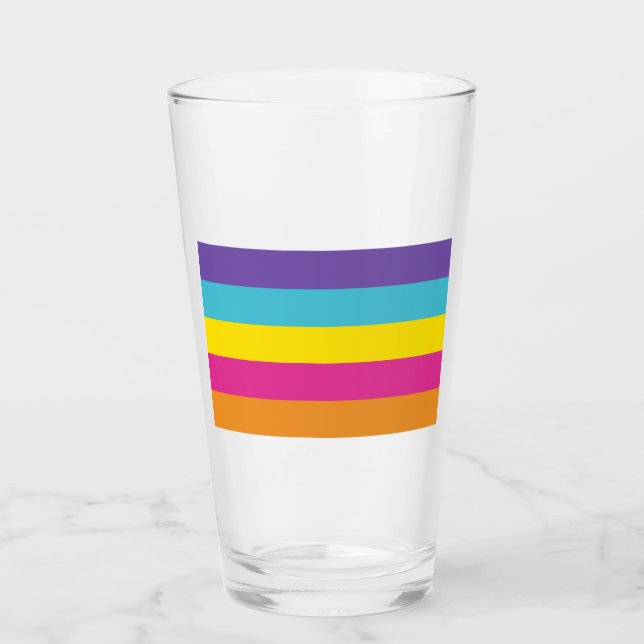 Verre Fierté non binaire de genre (Devant)