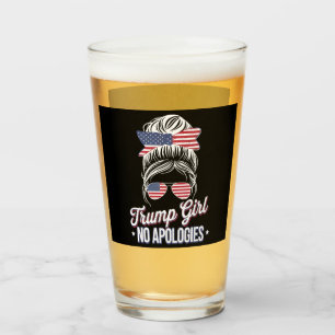 Verre Fille de Trump Sans Excuses Bun Méssé Rétro Vintag