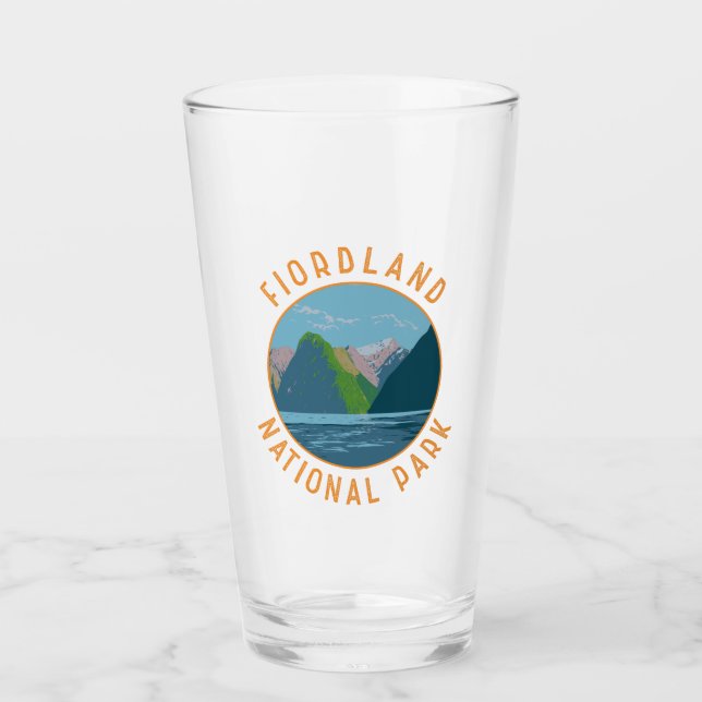 Verre Fiordland National Park Nouvelle-Zélande Retro Cir (Devant)