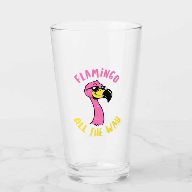 Verre Flamant rose En Tout (Devant)