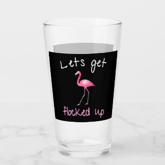Verre Flamant rose - Permet d'être débordé