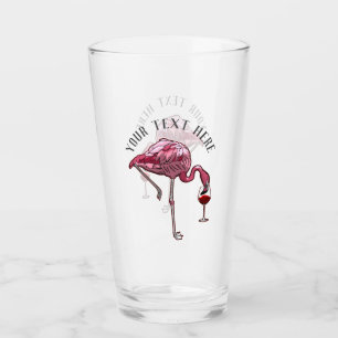 Verre Flamant rose personnalisé Boisson de vin nouveauté