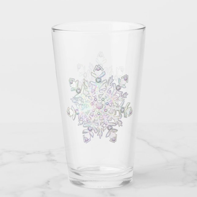 Verre Flèche blanche (Devant)