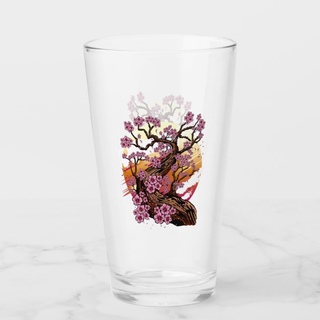 Verre Fleur de cerisier sauvage (Devant)