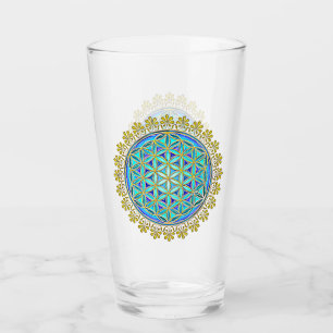 Verre Fleur de Vie - Ornements de Fleur Vintage 1