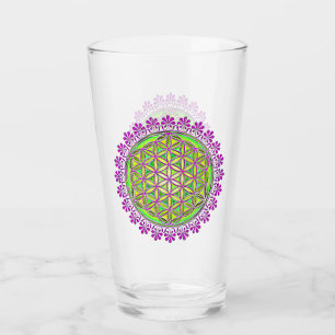 Verre Fleur De Vie - Ornements Vintages En Fleurs 2