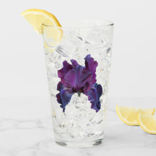 Verre Fleur d'Iris pourpre foncé