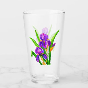 Verre Fleur Iris