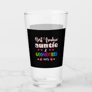 Verre Fleur Meilleure Freakin' Tante Et Gomère Jamais
