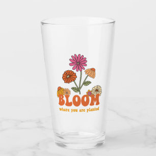 Verre Fleur Où vous êtes planté