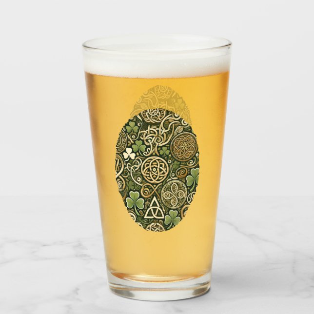 Verre Floraison celtique (Devant (rempli))