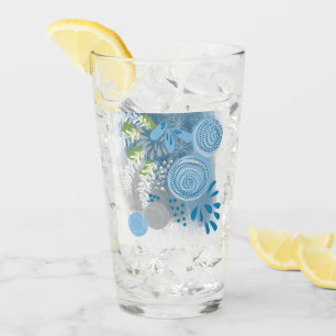 Verre Floral Abstrait moderne