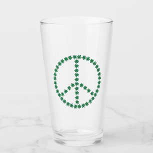 Verre Floral de la paix