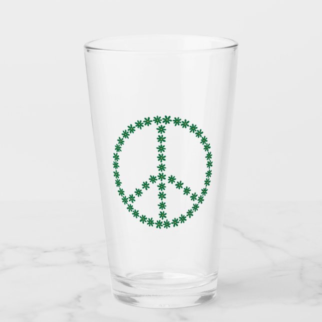 Verre Floral de la paix (Devant)