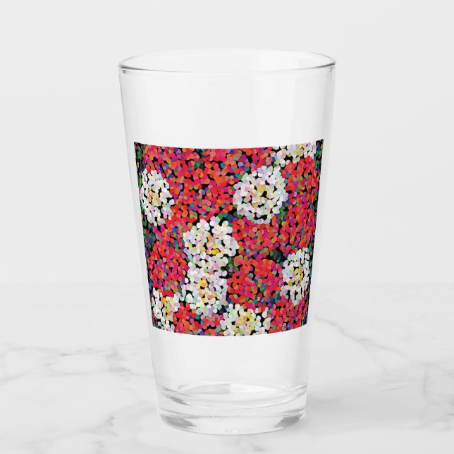 Verre Flores de cristal rouge (Devant)