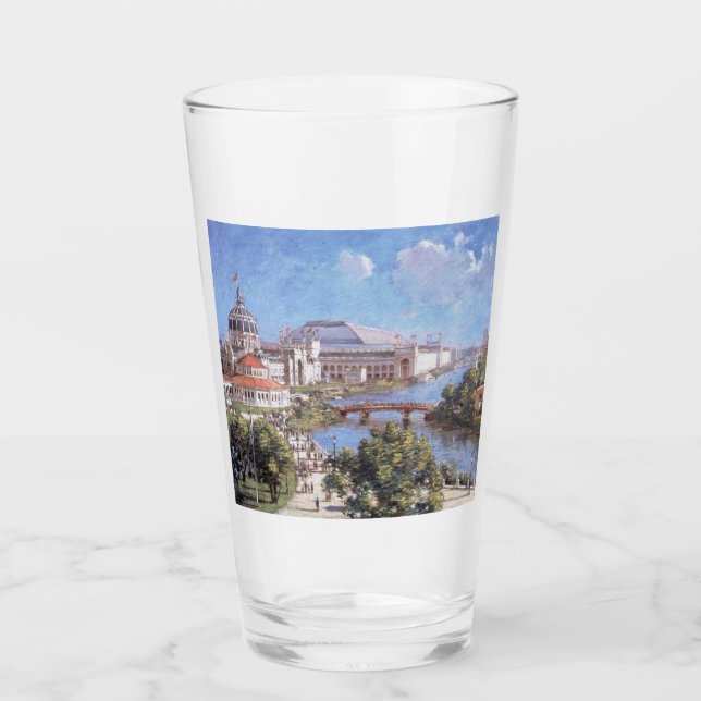 Verre Foire Mondiale de Chicago (Exposition Colombienne) (Devant)