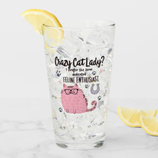 Verre Folle des chats ? Cadeau drôle pour amateur de cha