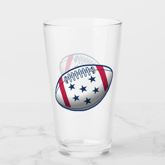 Verre Football du 4 juillet (Devant)