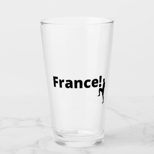 Verre Football France (Devant)